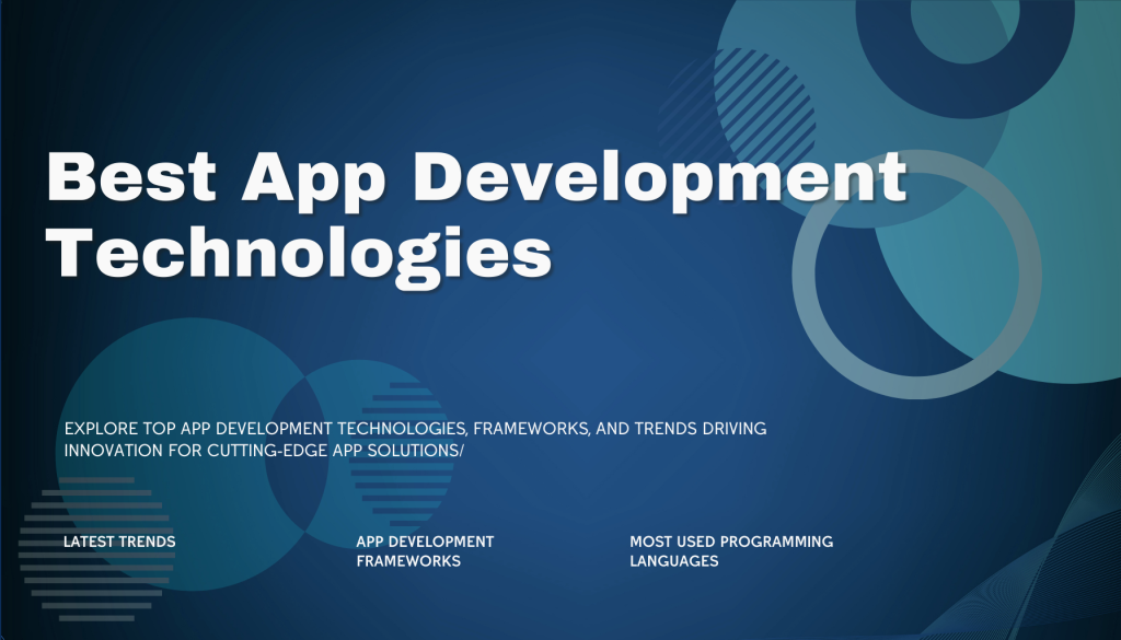 Best App Development Technologies